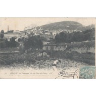 Grasse - panorama pris du plan de Grasse